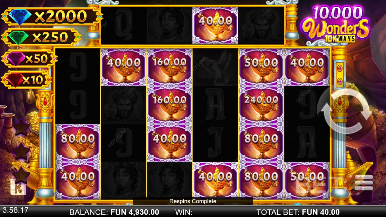 Đánh giá 10000 Wonders 10k Ways của BETO Slots