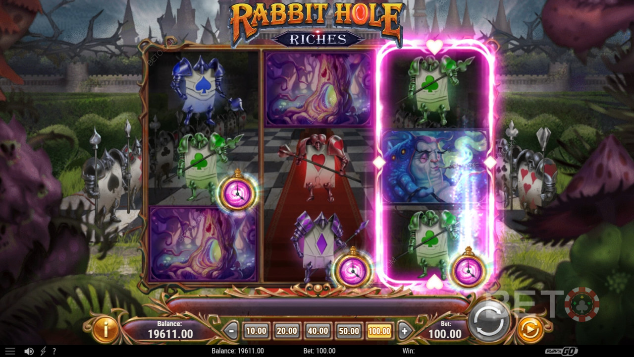 Đánh giá Rabbit Hole Riches của BETO Slots