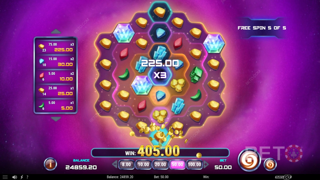 Đánh giá Diamond Vortex của BETO Slots