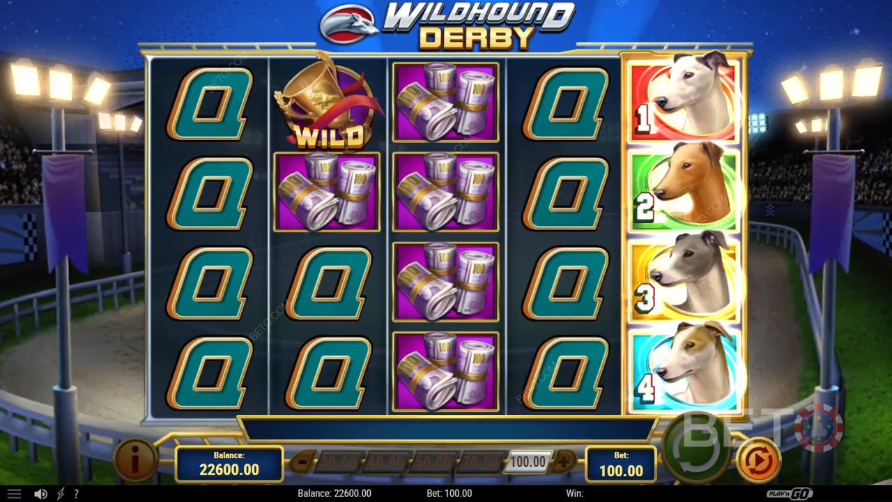 Đánh giá Wildhound Derby của BETO Slots