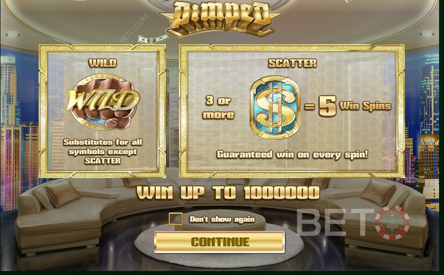2 Scatters trong Pimped Online Slot