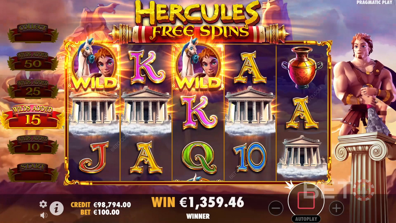 Đánh giá Hercules và Pegasus của BETO Slots