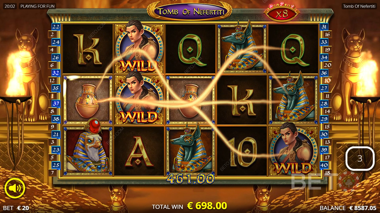 Đánh giá Tomb Of Nefertiti của BETO Slots
