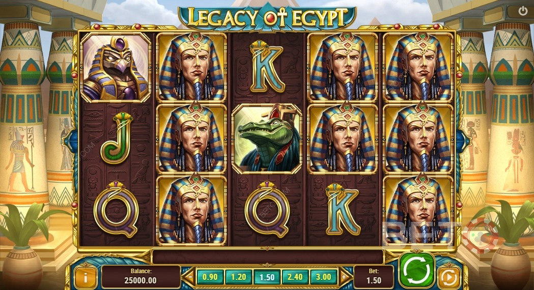Biểu tượng trả tiền cao trong Legacy Of Egypt