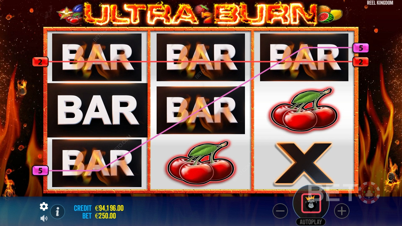 Đánh giá Ultra Burn của BETO Slots