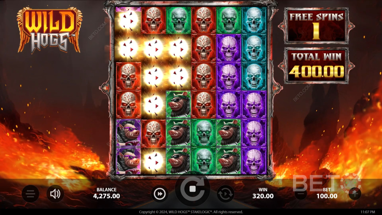Đánh giá Wild Hogs của BETO Slots