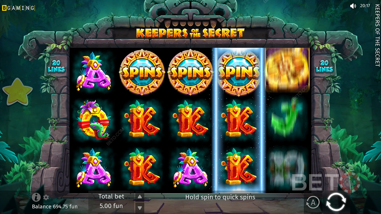 Đánh giá Keepers of the Secret của BETO Slots
