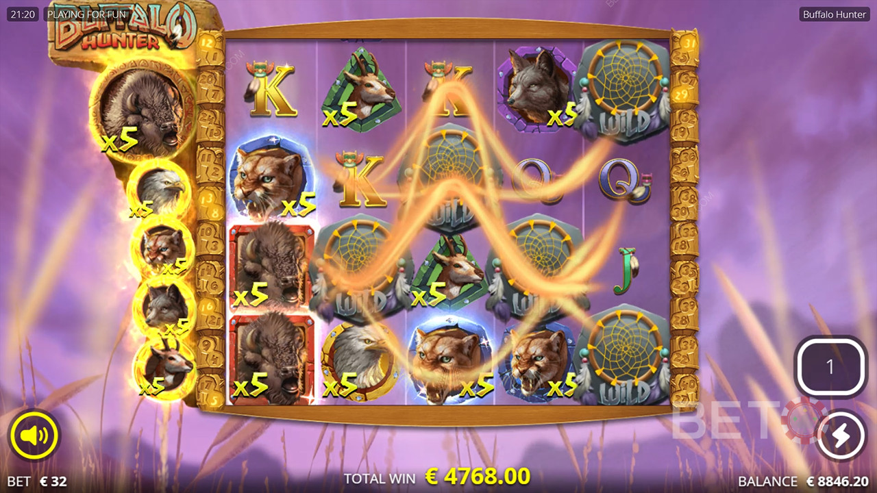 Đánh giá Buffalo Hunter của BETO Slots