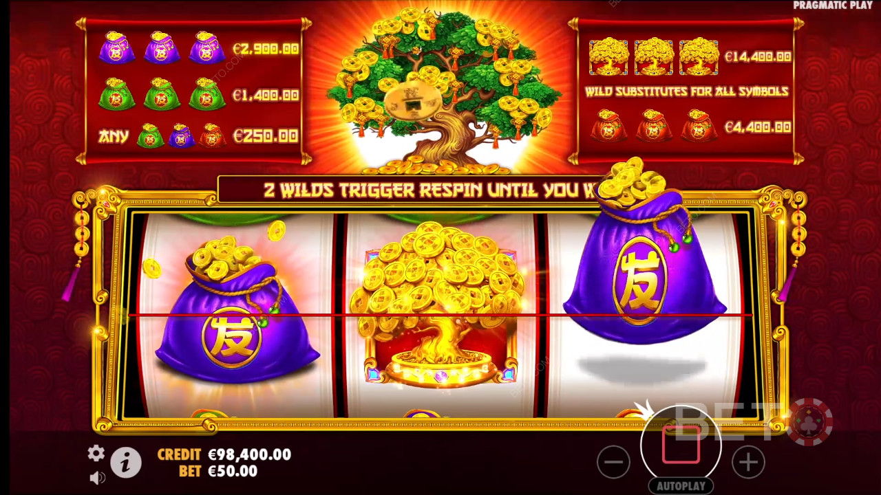 Cách chơi Tree of Riches của Pragmatic Play