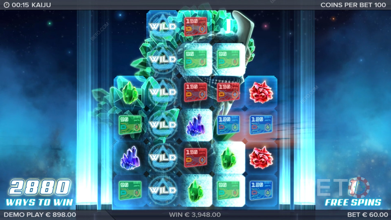 Đánh giá Kaiju của BETO Slots