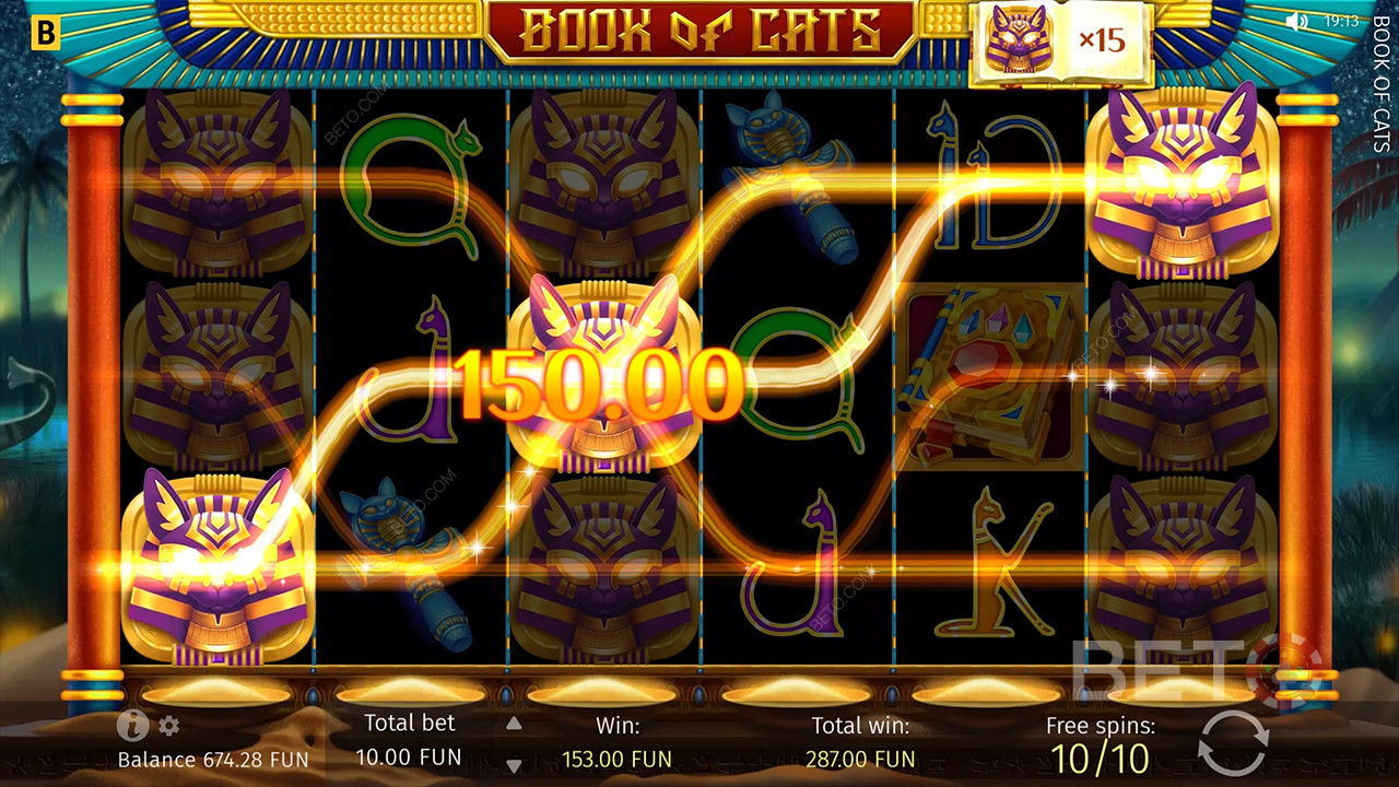 Đánh giá Book Of Cats của BETO Slots