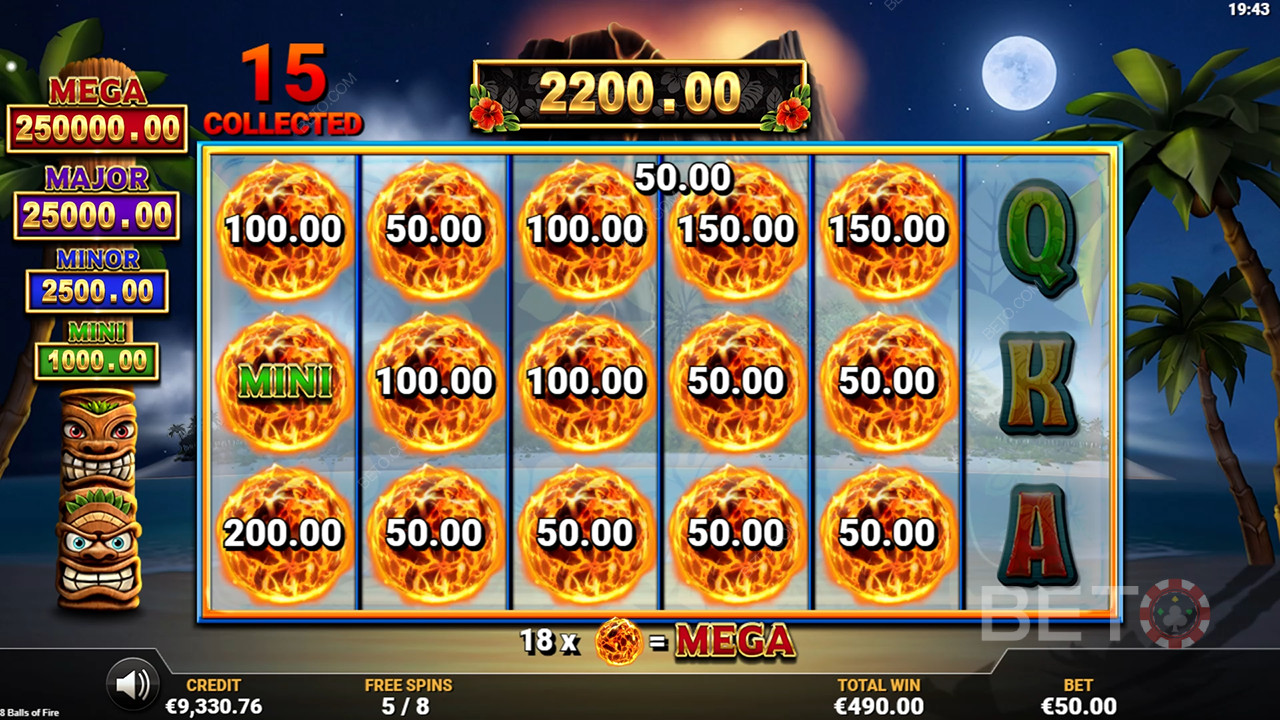 Đánh giá 8 quả cầu lửa của BETO Slots