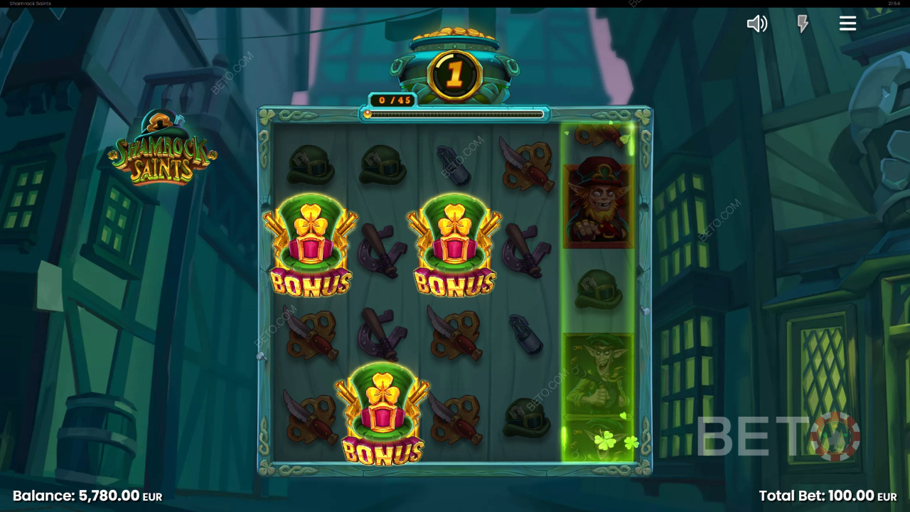 Đánh giá Shamrock Saints của BETO Slots