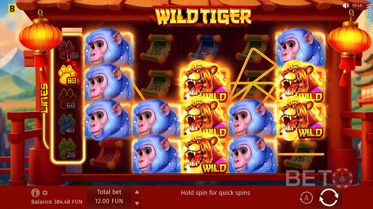 Đánh giá Wild Tiger của BETO Slots