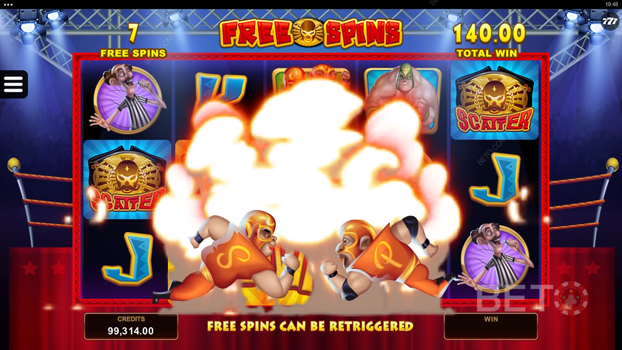 Đánh giá Lucha Legends của BETO Slots