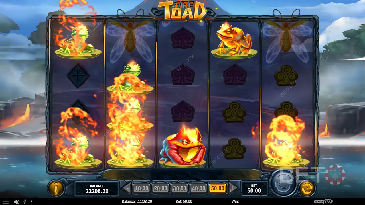 Đánh giá Fire Toad của BETO Slots