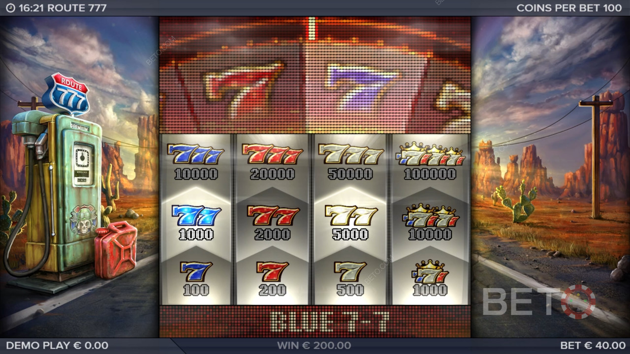 Đánh giá Route 777 của BETO Slots