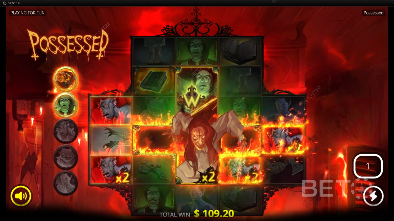 Đánh giá Possessed của BETO Slots