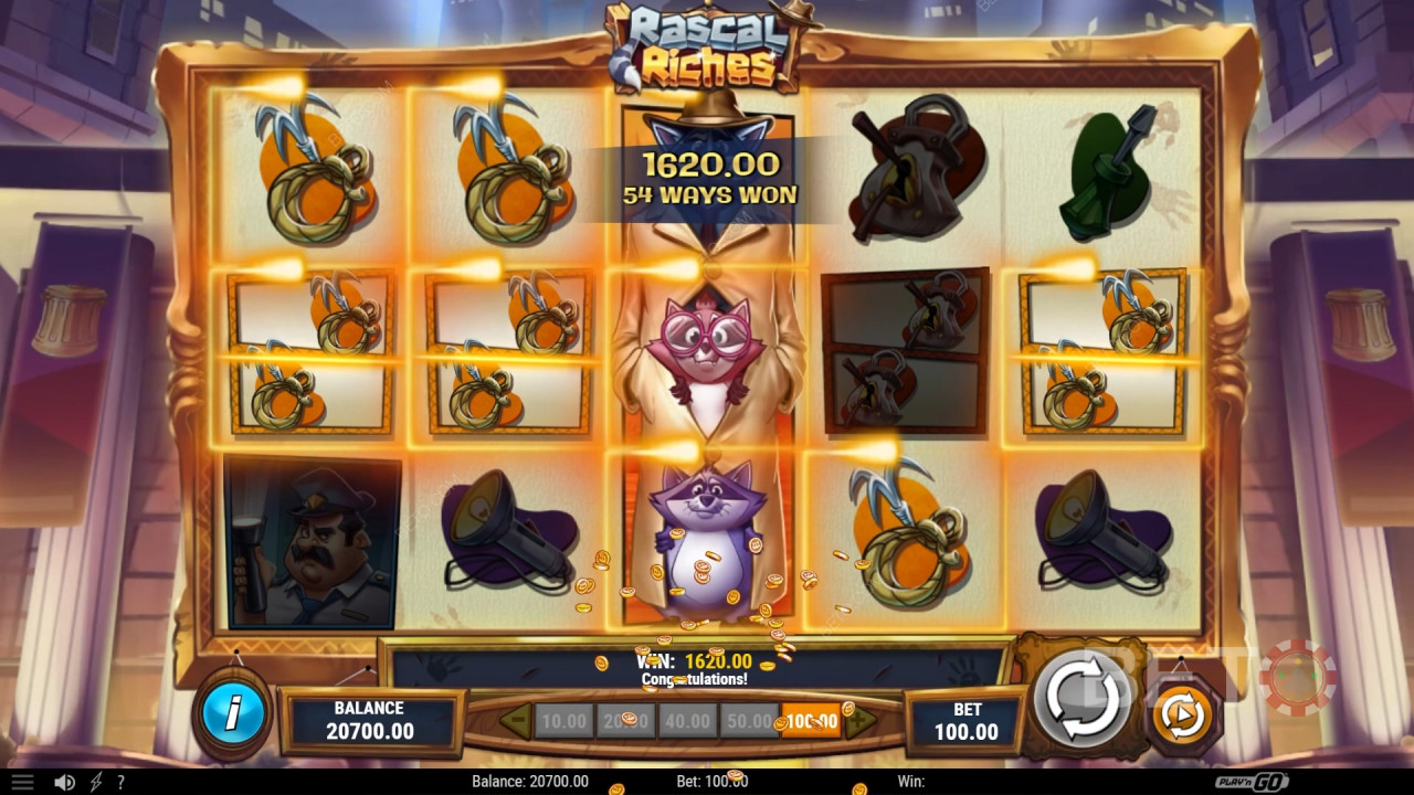 Đánh giá Rascal Riches của BETO Slots