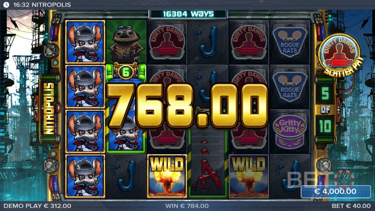 Đánh giá Nitropolis của BETO Slots