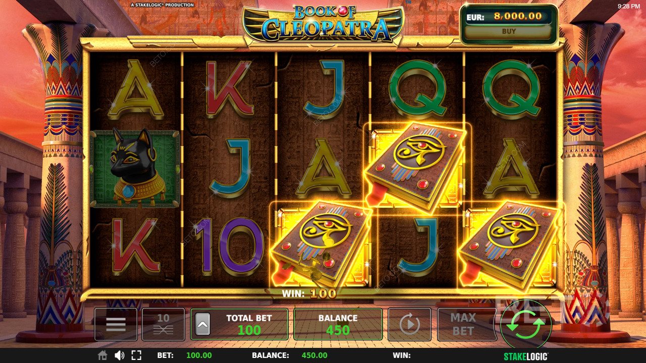 Đánh giá sách về Cleopatra của BETO Slots