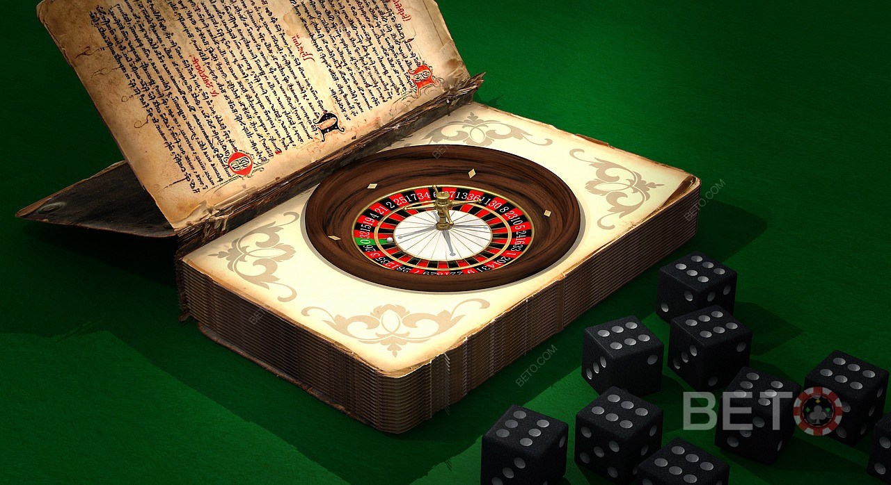 Lịch sử và sự phát triển của roulette sòng bạc và bố cục roulette số 0 duy nhất.