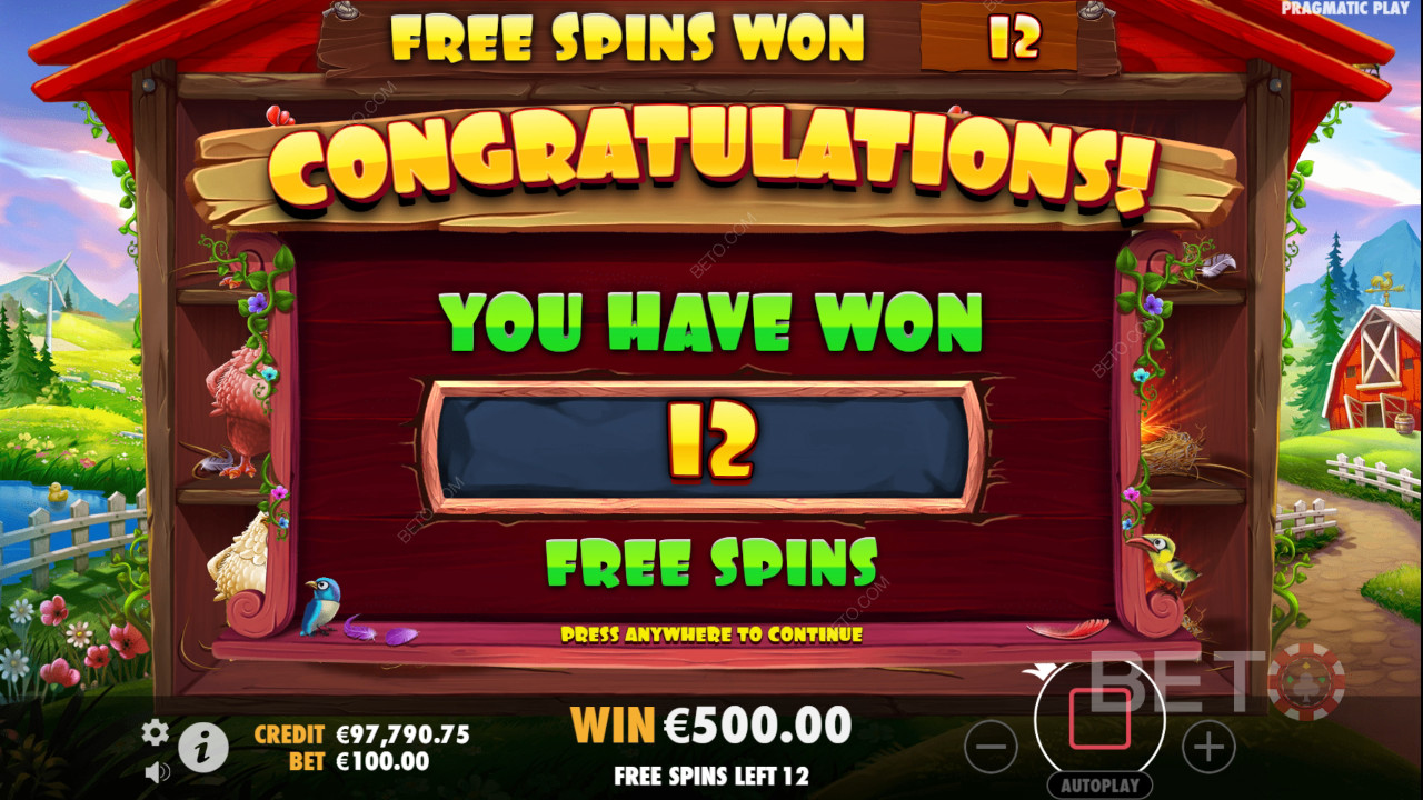Thắng 6.750 lần tiền cược của bạn trong trò chơi The Tweety House Slot trực tuyến!