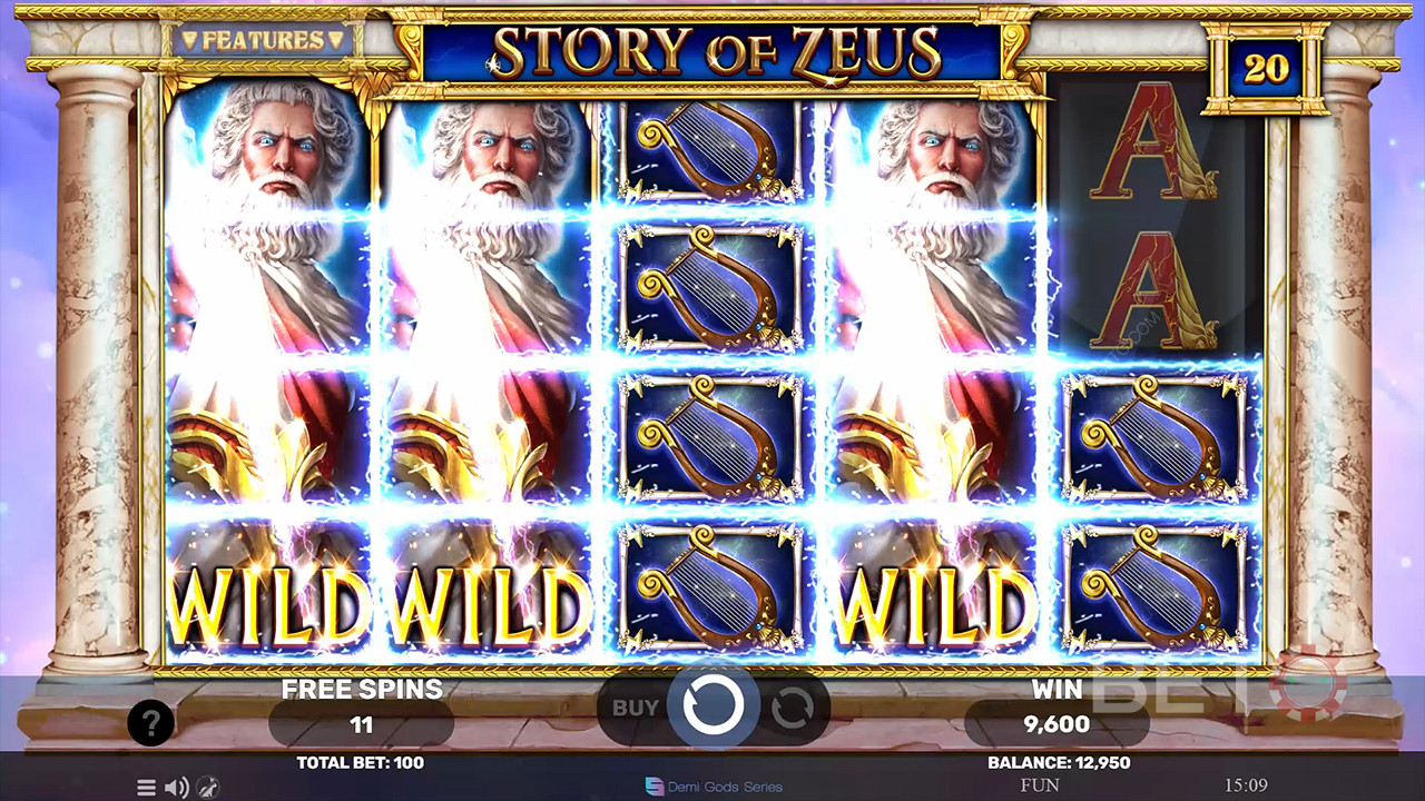 Câu chuyện về Zeus Đánh giá bởi BETO Slots