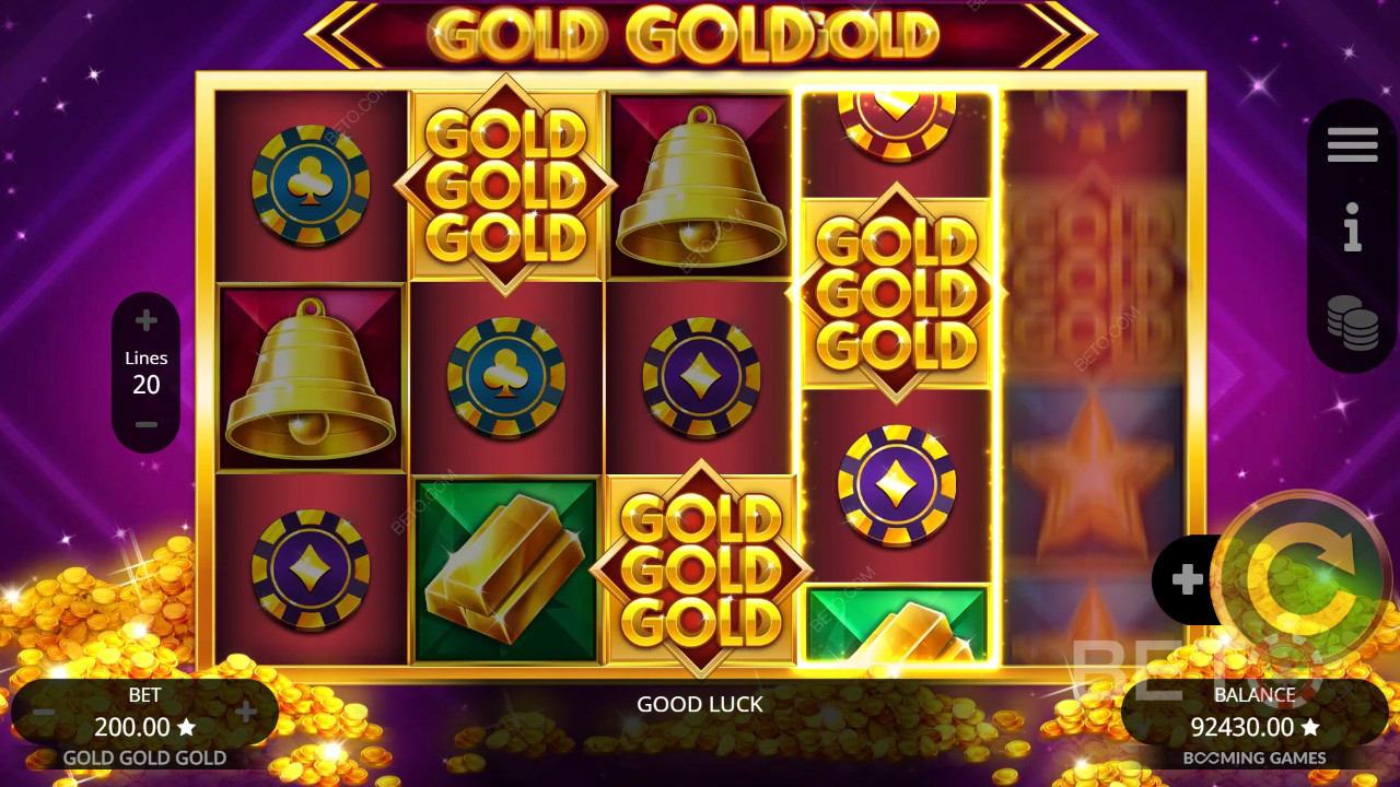 Máy đánh bạc Gold Gold Gold có đáng chơi không?