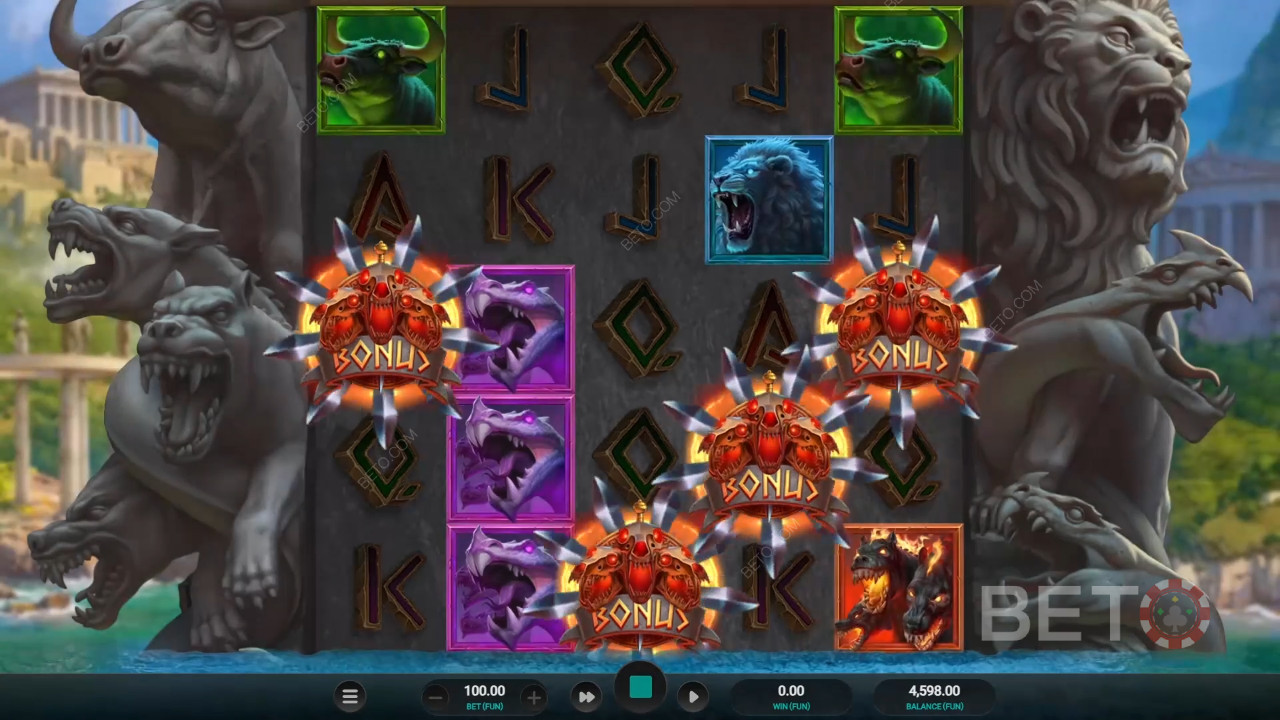 Đánh giá Hercules Unleashed của BETO Slots