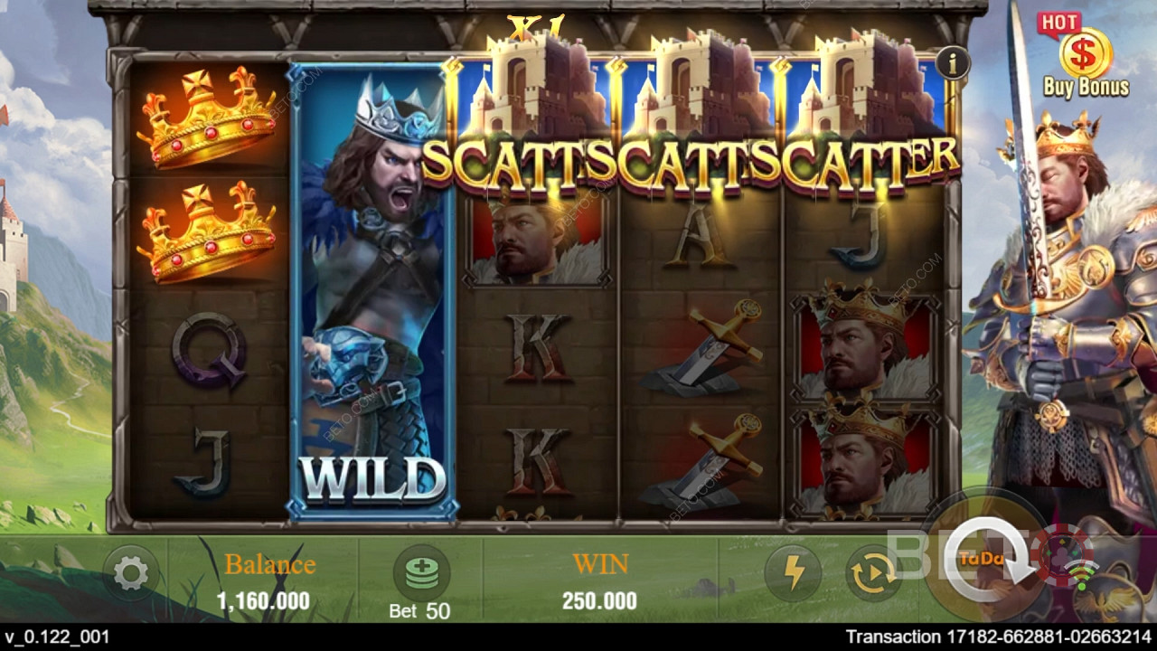 Đánh giá của King Arthur bởi BETO Slots
