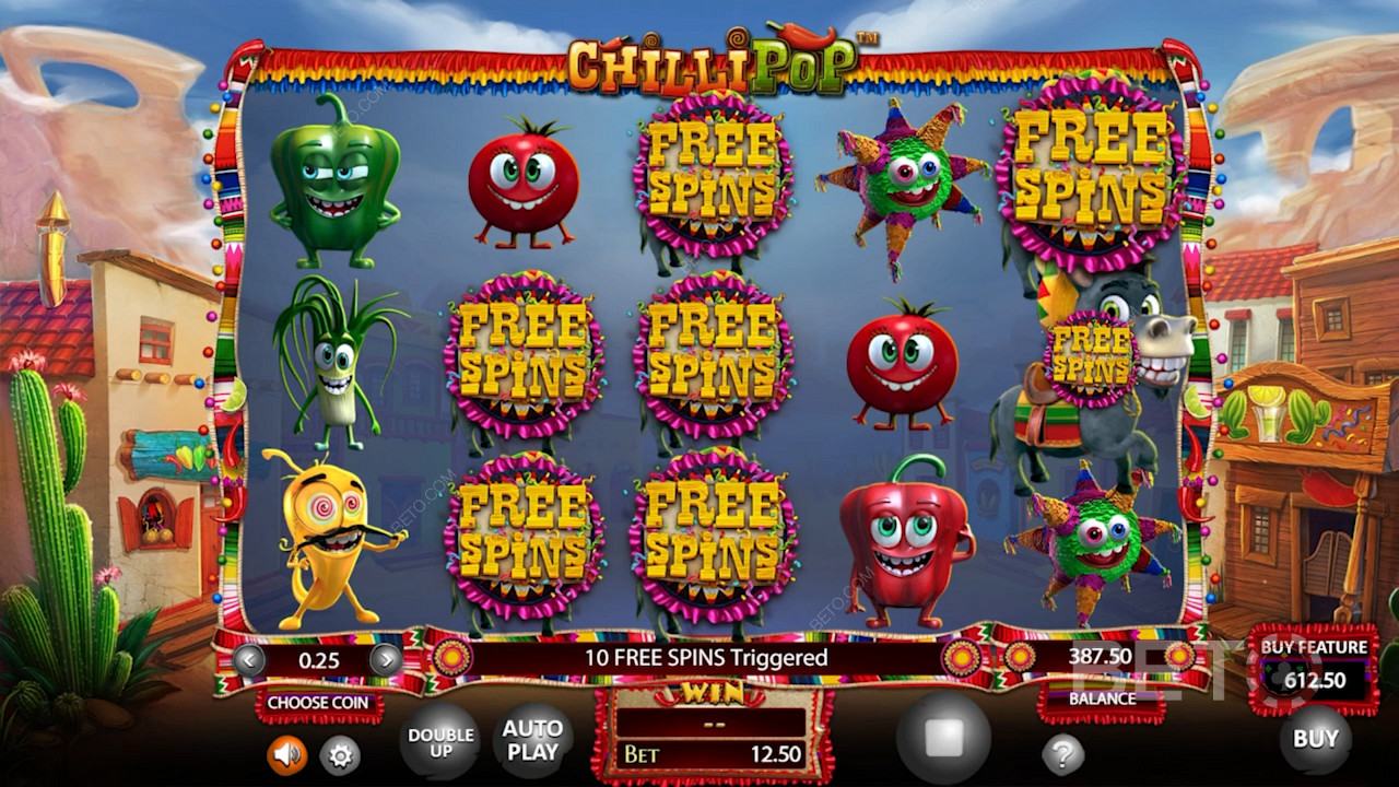 Chilli Pop - Trò chơi đánh xèng không lũy tiến với giải độc đắc 110.000!
