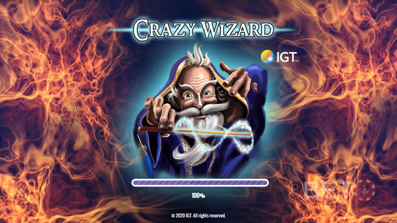 Bước vào thế giới phù thủy và pháp thuật - Crazy Wizard một vị trí từ IGT