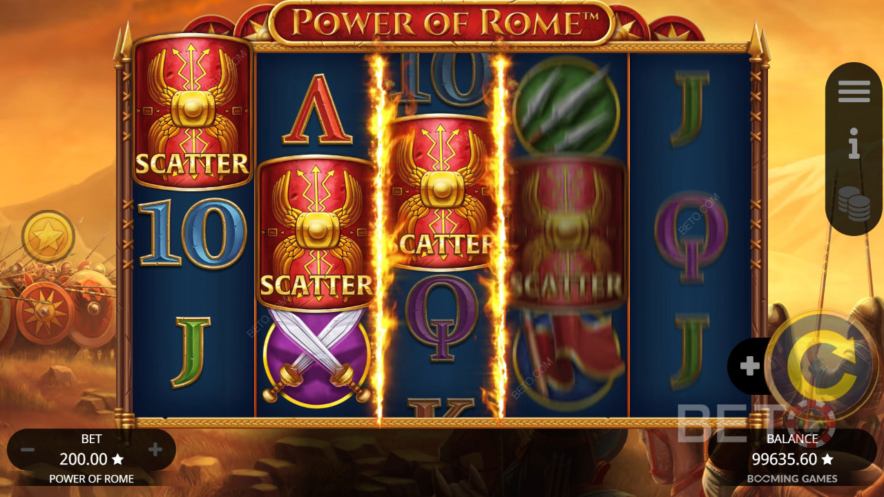 Đánh giá sức mạnh của Rome bởi BETO Slots
