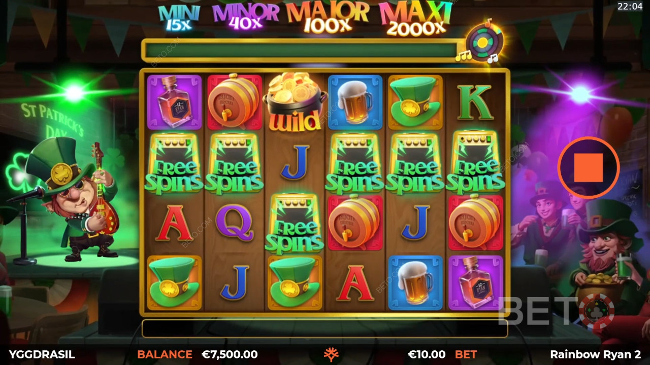 Đánh giá Rainbow Ryan 2 của BETO Slots