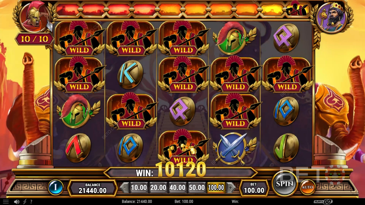 Đánh giá Xerxes bất bại của BETO Slots