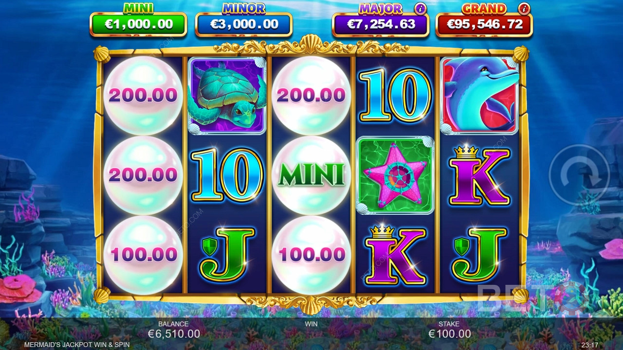 Mermaid's Jackpot Win & Spin Chơi Miễn Phí