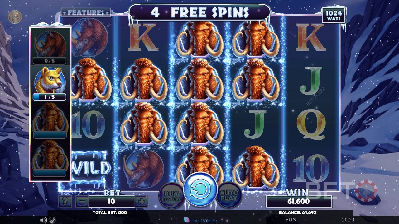 Đánh giá cơn thịnh nộ của voi ma mút bởi BETO Slots