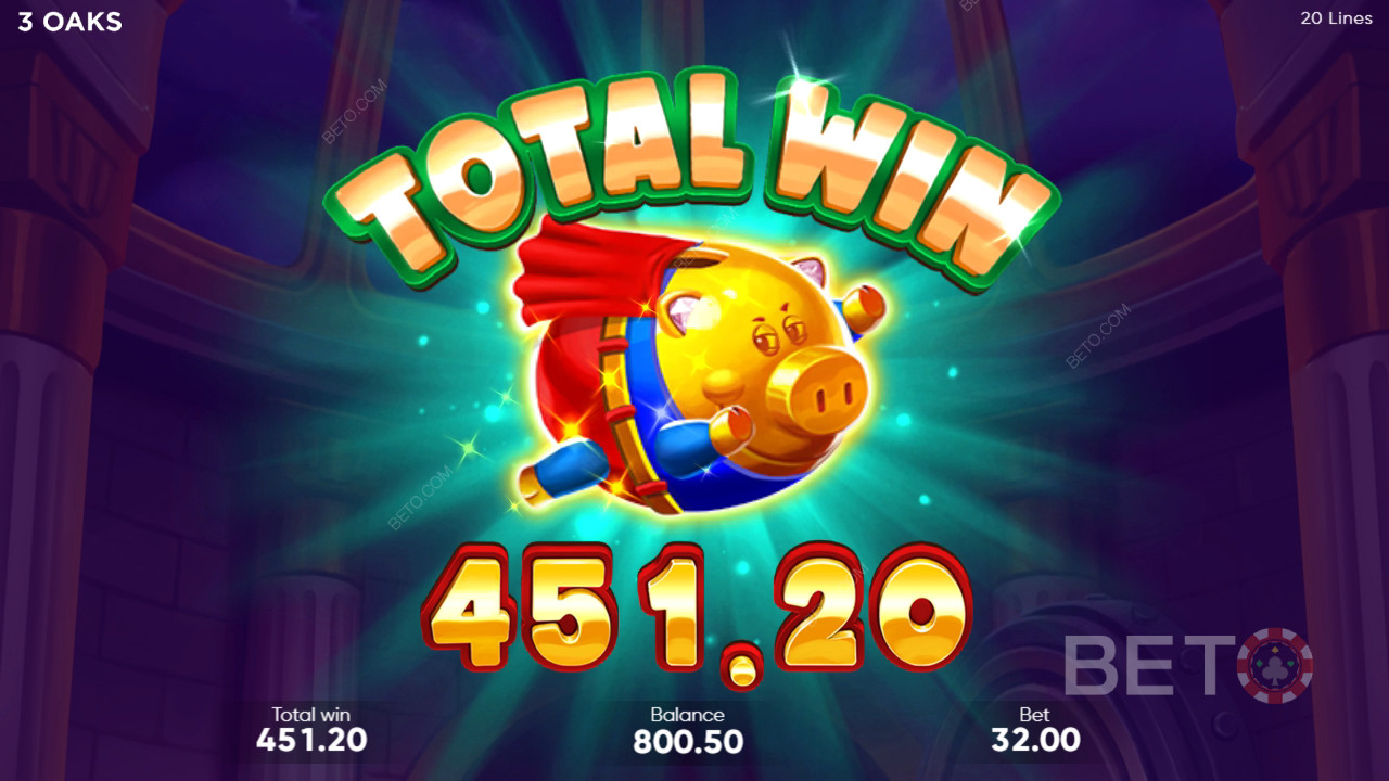 Thắng 6.750 lần tiền cược của bạn trong trò chơi Super Sticky Piggy Slot trực tuyến!