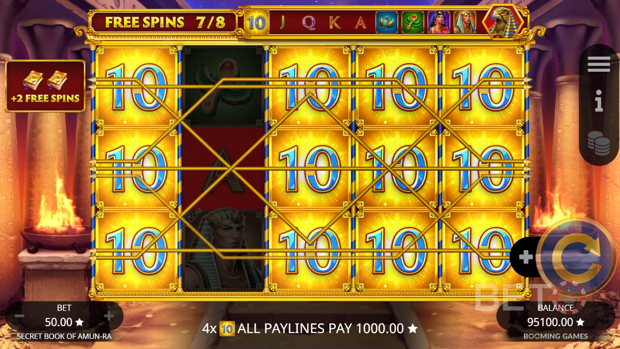 Đánh giá Secret Book of Amun Ra của BETO Slots