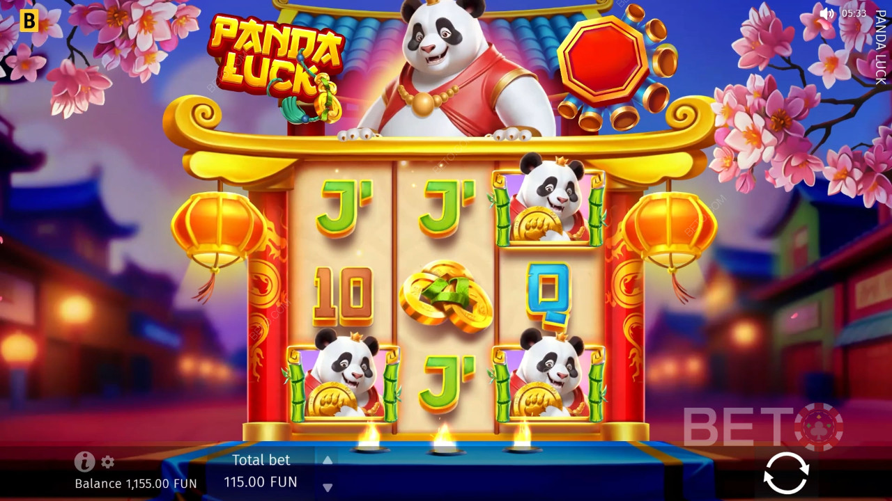 Đánh giá Panda Luck của BETO Slots