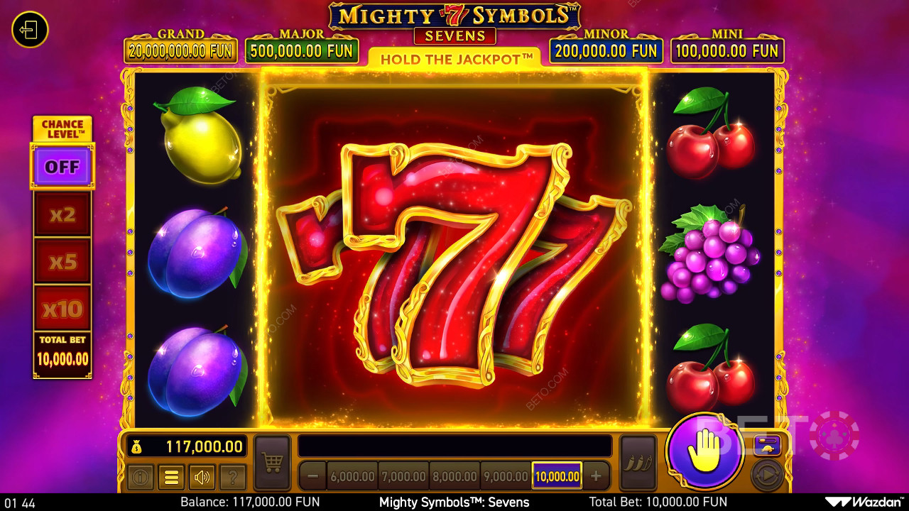 Biểu tượng hùng mạnh: Đánh giá của Sevens bởi BETO Slots