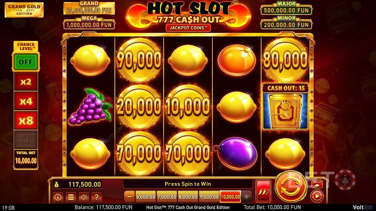 Slot hấp dẫn: Đánh giá 777 Cash Out Grand Gold Edition của BETO Slots