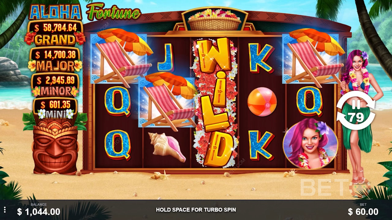 Máy đánh bạc trực tuyến Aloha Fortune của Pariplay