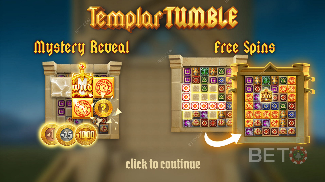 Màn hình giới thiệu của Templar Tumble