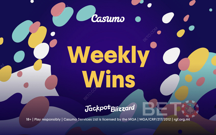 Chơi jackpot tại Casumo hoặc giành giải thưởng lớn!