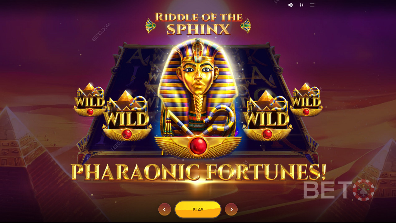 Phần thưởng đặc biệt của Pharaonic Fortunes trong Riddle Of The Sphinx
