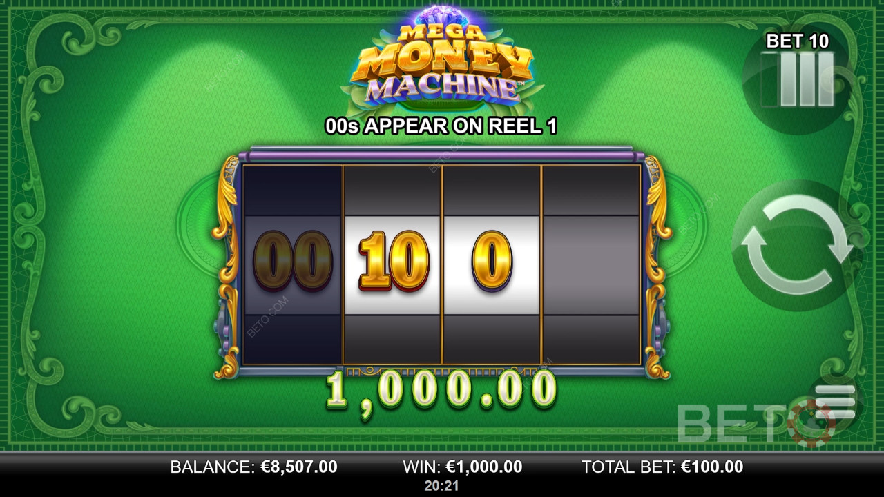 Đánh giá máy kiếm tiền Mega của BETO Slots