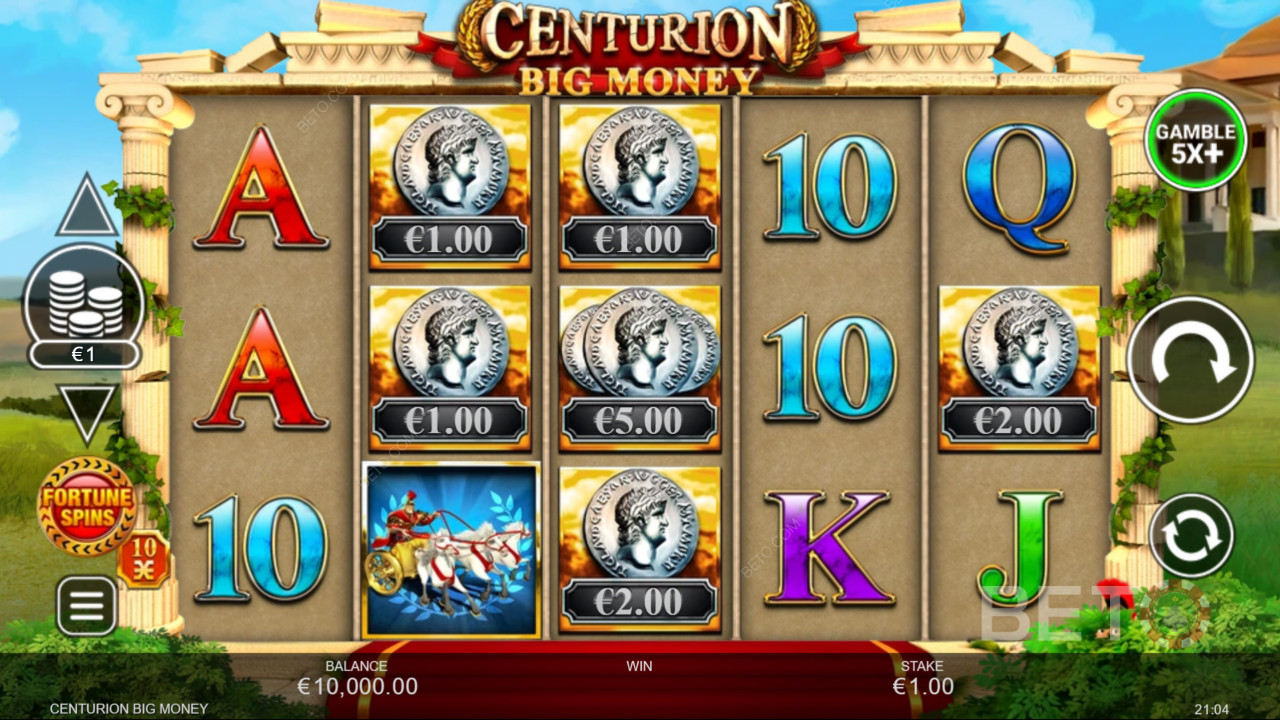 Cách chơi Centurion Big Money của Inspired Gaming