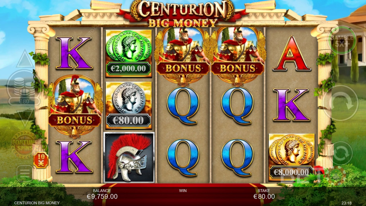 Đánh giá Centurion Big Money của BETO Slots